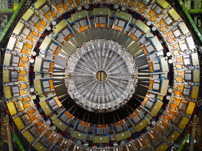 Large Hadron Collider, Geneva, Switzerland (James Brittain/Corbis) Read more: http://www.smithsonianmag.com/smart-news/cern-seeks-international-artists-full-time-residency-180958448/#t17EPUeXPoFX8iXG.99 Give the gift of Smithsonian magazine for only $12! http://bit.ly/1cGUiGv Follow us: @SmithsonianMag on Twitter