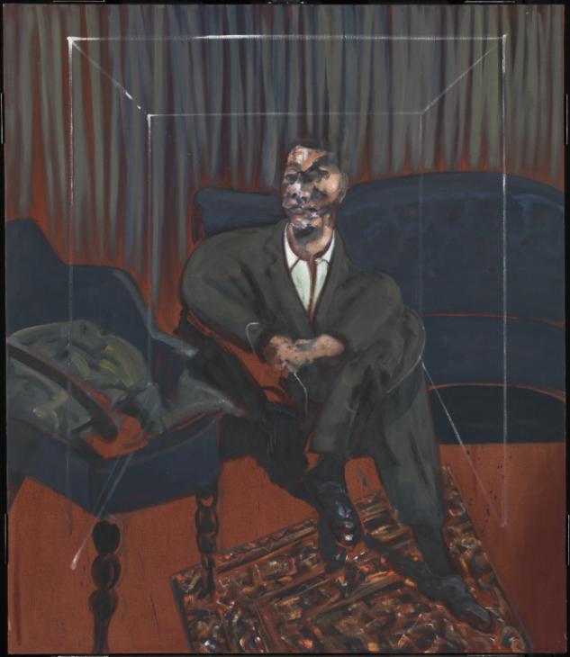 Seated Figure 1961 Francis Bacon 1909-1992 Presented by J. Sainsbury Ltd 1961 http://www.tate.org.uk/art/work/T00459