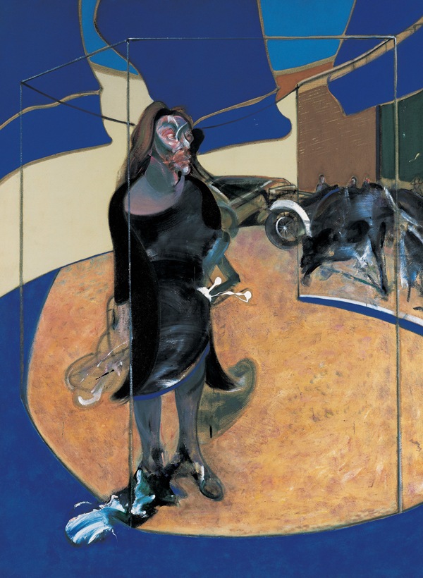 Francis Bacon, 1909–1992 Portrait of Isabel Rawsthorne Standing in a Street in Soho 1967 Oil paint on canvas 1980 x 1475 mm © The Estate of Francis Bacon. All rights reserved. DACS 2016. Staatliche Museen zu Berlin, Nationalgalerie. Acquired by the state of Berlin