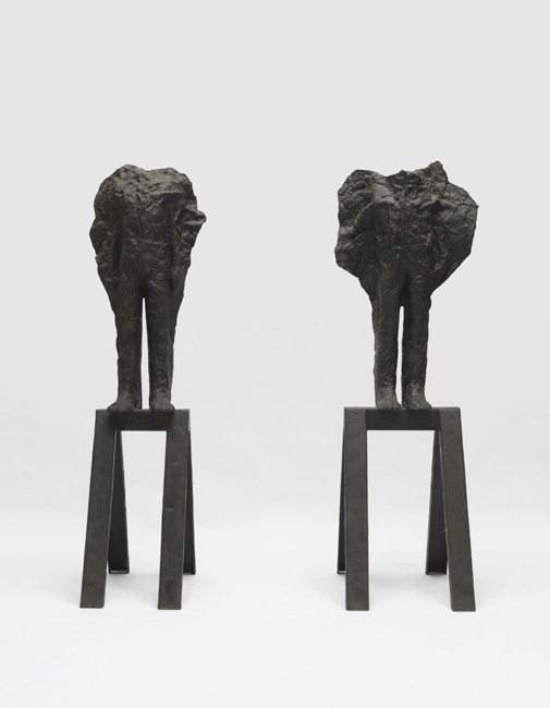 Abakanowicz, Winged Brother and Sister, 2005-06, bronze